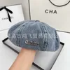 Berets Designer Cowboy Beret, peintre artistique féminin, chapeau avec petite tête, chapeau de bourgeon rond, visage révélateur, école primaire et wind tendance wedj