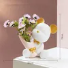 Decorative Figurines Creative Light Luxury Violence Bear Decoration Living Room TV Wine Cabinet Bedroom Girl Heart Desktop Layout Fake