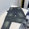 Luxury Men's Jeans designer mens jeans pants shorts jogging paaa washed zipper access trousers casual leggings 110kg