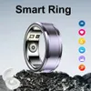 Smart Ring Military Grade Steel Shell Health Monitoring IP68 Waterdichte multisport Modi Sports Fitness Tracker 240415
