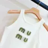 Dames kleding t shirt ontwerper vrouwen sexy halter tops feest crop top geborduurde tanktop lente zomer backless shirt