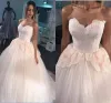 Light Pink Quinceanera Dresses Sweetheart Tulle Tiered Lace Applique Ball Gown Pageant Sweet 15 16 Graduation Party Gowns Junior Formal Wear