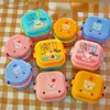 Bento Boîtes Cartoon Kittyed Bento Lunch Box Plastic Storae Box Fresh Keepin Snack Food Oranizer Household Kitchen Table Vide iRl Kid L49