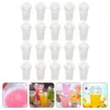 Disposable Cups Straws Drink Juice Cup Lid Design Plastic Clear Milk Packing Beverage Package Multi-function