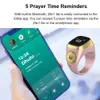 Iqibla Smart Zikr Ring Lob Tasbih Tally Electronic Digital The Counter für Muslime Gebetszeit Vibration Reminder wasserdicht 240415