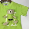 Popularne dresy dla niemowląt Pocket Doll Bear Design Summer Suit Kids Designer Ubrania Rozmiar 90-150 cm Chłopcy T-shirty i spodenki 24 kwietnia