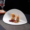 Placas Creative Irregular Ceramic Dinner Plate Restaurant Restaurant Snack Pasta Sushi Dish Special Tableware