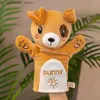 Fyllda plyschdjur Plush Handdockor Fyllda leksaker Handdockor Familjen Plush Tiger Lion Doll Education and Learning Activity for Kids L47