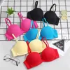 Bras Black White Color Super Push Up Reggiseno senza cucitura Sexy Deep U Cup per donne Lingerie Sleep In biancheria intima Tutta