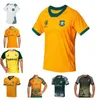 2023 2024 Australie Rugby Jerseys Home Away 2023 24 Kangaroos Wallaby Retro Shirt Taille S5xl Maillot de National Australia Shirt Rugby