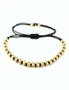 BC Anil Arjandas Pave Rose Gold 5mm ronde kralen gevlochten macrame armband luxe armbanden heren dames nieuwe stijl accessoires1174538