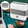 Dinnerware Heated Lunch Boxes Adults Containers Heaters With Push Button Household Vegetables Cooking Kitchen Supplies