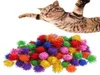 Giocattoli gatti 100pcslot colorato mini scintillanti palline di scatola brillanti piccole palline pom per giocattoli17255348