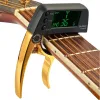 Câbles meideal tcapo20 changement rapide clés capo tuner matériau en alliage pour la guitare électrique acoustique chromatique chromatique