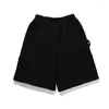 Men's Shorts American Fashion Brand 2024 Summer Simple Casual Sports Retro Knitted Sweatpants Men Clothing