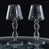 Bandlers Creative Table Lampe en forme d'ornement européen transparent Candelabra Ornement Ornement Décoration de mariage décoration intérieure