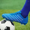 American Football Shoes Soccer Society Ademende sporten voor Outdoor Non Slip Futsal Man Children's Foot 2024