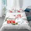 Set di biancheria da letto Yi Chu Xin Luxury Christmas Set Bwin Size Copertulato per neve per neve da neve con cuscino a letto a doppio letto a doppio regalo per bambini