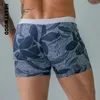 Heavywood Summer Mens Beach Swimming Trunks Drawstring Elastic midja Swimsuit Shorts Man Plus Size Snabbtorkning Badkläder 240403