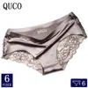 6st/Lot Quco Brand Sexiga kvinnor Underkläder Högkvalitetskvinnor Panties Sömlösa underkläder Solid underkläder Underkläder Kvinnor 240401
