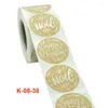 Wandstickers 1.5 inch Merry Christmas Sticker Seal Labels Gift Decoratie voor bruiloftspakket briefpapier