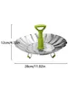 Double Boilers Stainless Steel Folding Steamer Tray Retractable Multi-Function Fruit XiaoLong Bao