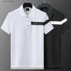 رجال Polos Fashion Man Summer Summer Shirve Polo Shirt رسائل مطرزة على Tops Polos Prosishs Tops L49