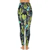 Pantaloni attivi deserto deserto yoga cactus stampare leggings fitness push up up stretch sport gambe gambe idee idee