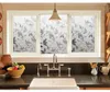 Window Stickers Static Cling Privacy Film 60cm X 300cm Embossed Bamboo/Glass/Leaves Stained Glass Sticker DIY Creative Home Decor