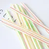 Drinking Straws 400pcs Bendable Flexible Striped Fun Colorful Straw Disposable Plastic Straws-Assorted Colors