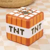 Plush Dolls New TNT Plush Pillow Cube Bomb Toy Key Chain Pendant Soft Plush Stuffed Toys Xmas Birthday Gifts For Kids Y240415