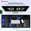 Mouse Pads Bilek Dinlenme Kısayolları Mac OS/Windows için Mouse Pad, Büyük Genişletilmiş Ofis Klavyesi Mousepad Oyun Bilgisayar Masası Dikişli Kenar ile