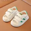 Sandalen pu lederen zomersandalen voor kinderen 2024 trend mode mode jongens meiden strandschoenen anti-slippery zachte peuter schoenen schoenen schoenen t240415