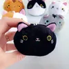 Nouveau 6 couleurs kawaii 7cm chats toys toys kelechain noir blanc chat peluche toy poupée pour la fête des enfants