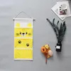 Storage Bags Wall Hanging Bag 3 Pocket Hanger Bathroom Baby Folding Organizer Vacuum Home Things