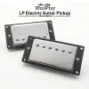 Guitar 1Pcs LP Humbucker Set Electric Guitar Pickup Neck Bridge Pickup Kit 50mm/52mm with Ring for LP Style Electric Guitar Chrome