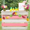 Party Decoration 3 Sets Fruit Latte Levers Summer Themed Decorations Location Setting Props