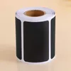 Wandaufkleber 120pcs/Roll Schwarze wasserdichte Etiketten Blackboard -Label Tafel Küche Gewürzflaschen Tags Home Marmelade Jar Klassifizierung