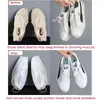 Förvaringspåsar 5st/set sko damm täcker icke-vävda dammtät dragskonklara väskor resefåse torkskor protecter