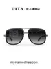 Gafas de sol de alta gama para gafas de sol dita mach-one gafas de sol de piloto hechos a mano japoneses espejo de sapo masculino grande DRX2030 con logotipo real original 1: 1