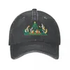 Ball Caps Christmas Garden Eel Cowboy Hat Rugby Sunhat Women Men's