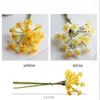 Decorative Flowers 3Pcs Artificial Daffodil Flower High-end Home Living Room Potted Arrangement Decor Ornament Narcissus