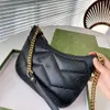 10A Top Luxury Quality Designer Bag Patente Classic Crossbody Bag Crossbody Saco de ombro durável Bolsa de moda Designer Mulher Handbag Dhgate carteira Borsa Branca