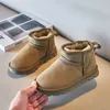 Designer Enfants Boots Snow Kids Kiddler Tasman Slippers Tazz Baby Boot Ultra Mini Girl Boy Winter Winch Warm Mustard Seed Mules Shoe