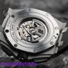 AP запястье Watch Montre Royal Oak Offshore 26400 Диаметры 44 мм белый фон черный хромоток