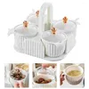 Dinnerware Sets Portable Seasoning Bottle Salt Holder Spice Container Condiment Organizer The Hips Containers