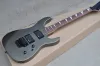 Guitar Grey Body Electric Guitar with Rosewood Fingerboard Black Hardware Active Pickups