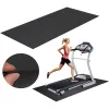 Pads 150x75cm Exercise Mat Gym Fiess Equipment for Treadmill Bike Protect Floor Mat Running Hine Shock Absorbing Pad Black
