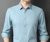 Camisa casual masculina respirável e legal no verão