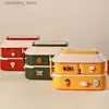 Bento Boxes IRLS School Kids Picnic Bento Box Microwave Food Box with Compartments storae containers l49用のポータブルランチボックス